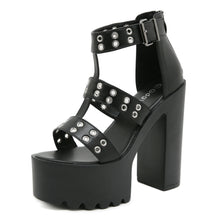 Load image into Gallery viewer, Studded Platform Sandals
