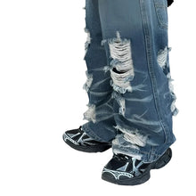 Load image into Gallery viewer, Ripped  Denim Jeans
