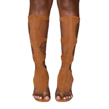 Load image into Gallery viewer, Suede Hollow Out Sandal Boots-Modern Baby Las Vegas

