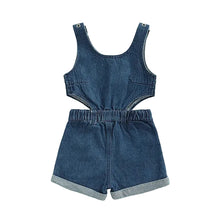 Load image into Gallery viewer, Hollow Out Denim Jumpsuit
