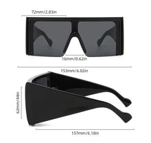 Load image into Gallery viewer, Oversized Square Goggle Sunglasses
