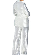 Load image into Gallery viewer, V-neck Sequin Pant Set
