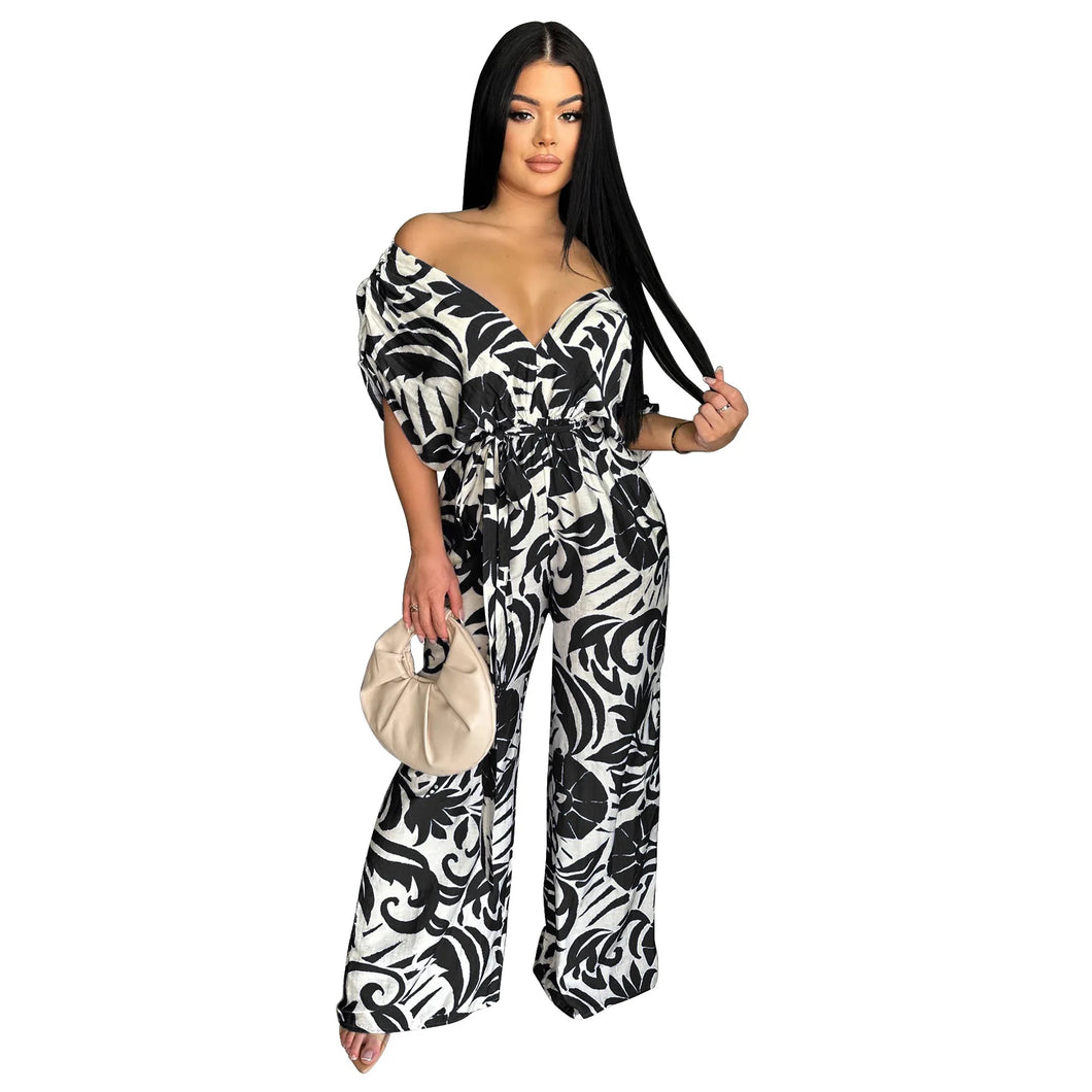 Floral Print Jumpsuit
