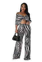 Load image into Gallery viewer, Zebra Print Outfit
