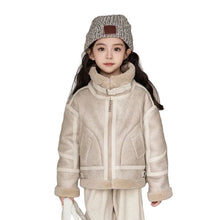 Load image into Gallery viewer, Cashmere Fur Leather Coat
