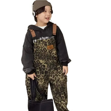 Load image into Gallery viewer, Leopard Overall Pant Set
