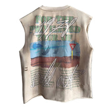 Load image into Gallery viewer, Crystal Letter Sleeveless Top
