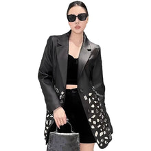 Load image into Gallery viewer, Mirrored Leather Blazer
