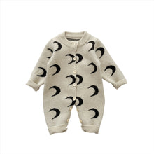 Load image into Gallery viewer, moon sweater romper- modern baby las vegas
