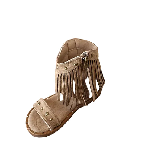 Boho Fringe Sandals