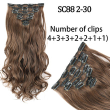 Load image into Gallery viewer, 7 Piece Synthetic Clip-In Hair Extension Set | Modern Baby Las Vegas
