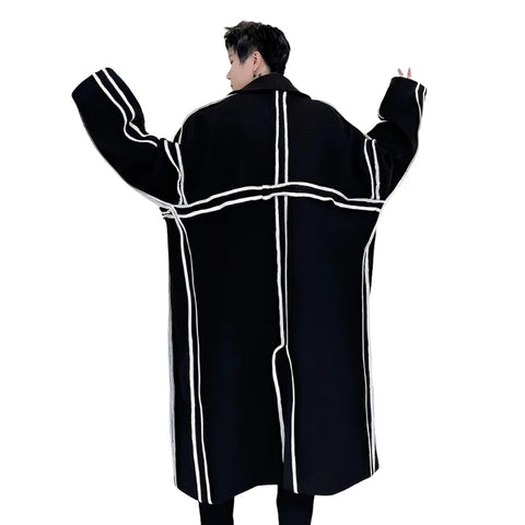 Striped Trench Coat-Modern Baby Las Vegas