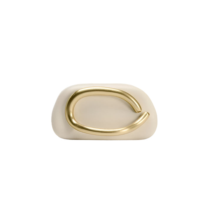 Gold Closure Clutch Bag-Modern Baby Las Vegas