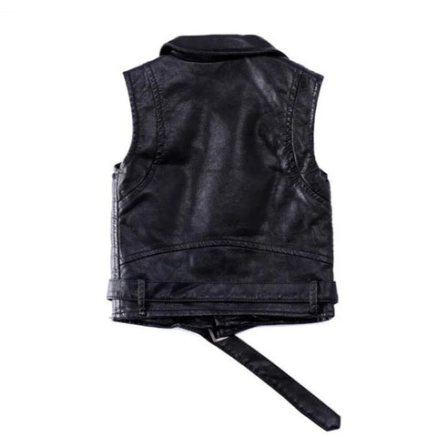 Leather Biker Vest-Modern Baby Las Vegas