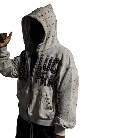 Not Luck Just Pray Crystal Hoodie