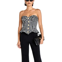 Load image into Gallery viewer, Vintage Plaid Tube Top

