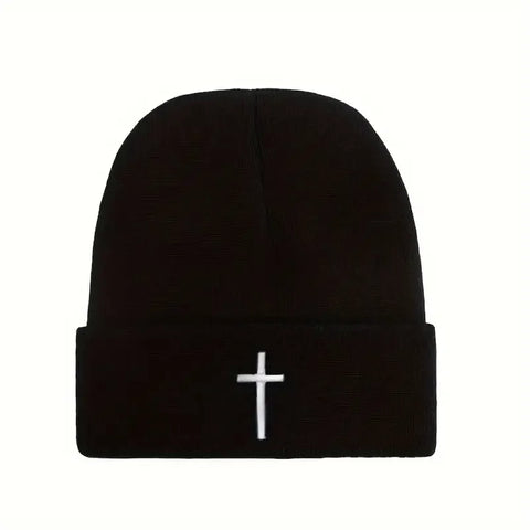 Cross Beanie Hat-Modern Baby Las Vegas