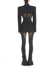 Load image into Gallery viewer, Illusion Mesh Blazer Set
