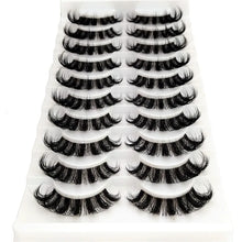 Load image into Gallery viewer, 10 Pair 3D Faux Mink Eyelash Set
