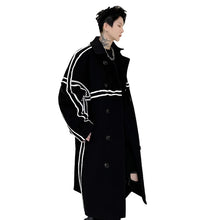 Load image into Gallery viewer, Striped Trench Coat
