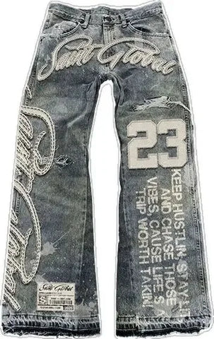 Saint Graffiti Denim Jeans