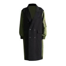 Load image into Gallery viewer, Patch Blazer Trench Coat
