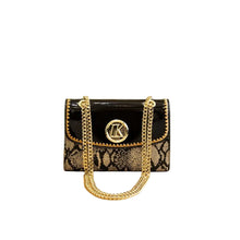 Load image into Gallery viewer, Snake Print Patch Chain Handbag
