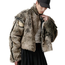Load image into Gallery viewer, Reversible Faux Fur Coat
