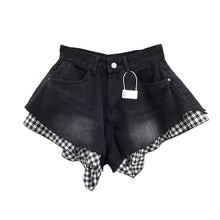 Load image into Gallery viewer, Rugged Flutter Patch Denim Shorts

