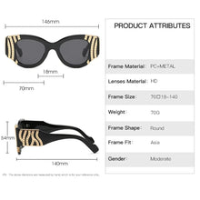 Load image into Gallery viewer, Metal Design Sunglasses
