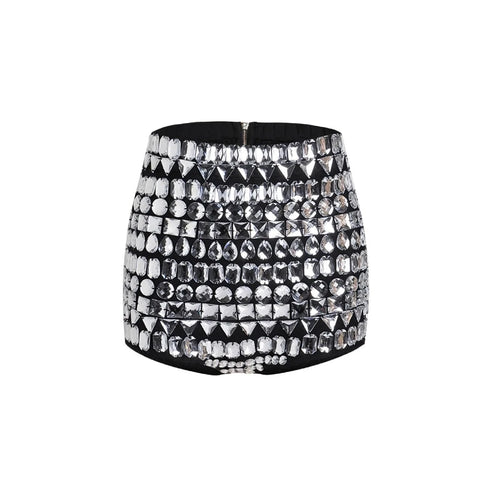 Crystal Bodycon Skort-Modern Baby Las Vegas