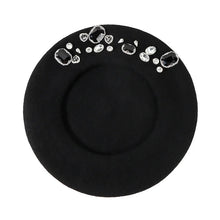 Load image into Gallery viewer, Rhinestone Beret Hat
