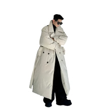 Load image into Gallery viewer, Padded Belted Trench Coat
