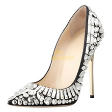 Load image into Gallery viewer, Crystal Stiletto Shoes
