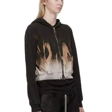 Load image into Gallery viewer, Tie-Dye Flame Sweat Jacket
