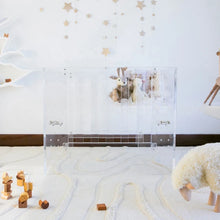 Load image into Gallery viewer, Luxury Acrylic Baby Crib | Modern Baby Las Vegas
