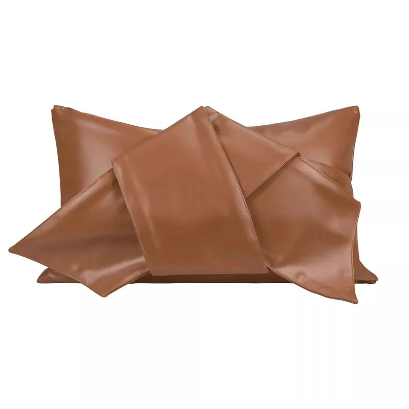 Bowknot Decorative Cushion Cover