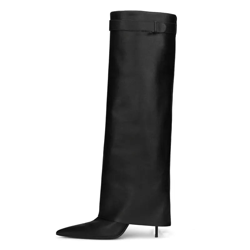 Pointed Toe layered Boots