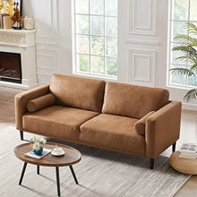 Load image into Gallery viewer, Mid-Century Modern Leather Sofa
