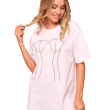 Load image into Gallery viewer, Crystal Corset Design Top
