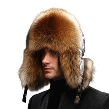 Load image into Gallery viewer, Fur Leather Bomber Hat
