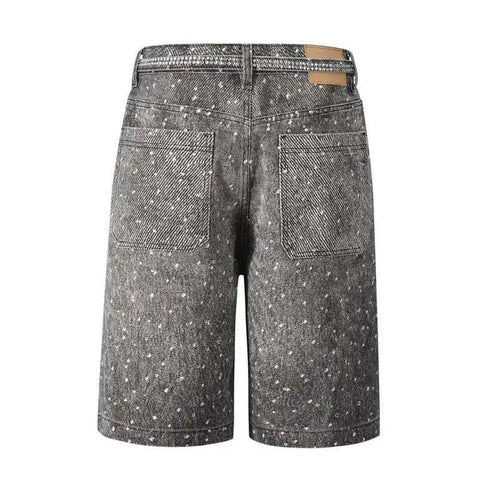 Crystal Speckled Shorts-Modern Baby Las Vegas