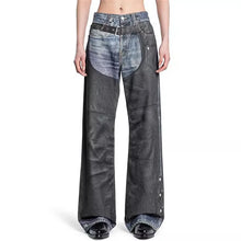 Load image into Gallery viewer, Digital Printed Western Denim Jeans
