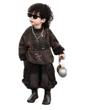 Load image into Gallery viewer, Brown Leopard Leather Set
