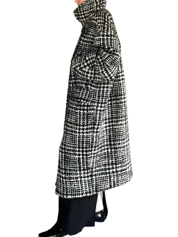 Vintage Plaid Lamb Wool Jacket-Modern Baby Las Vegas