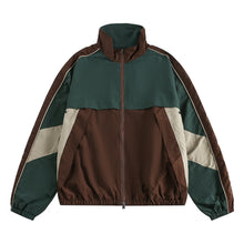 Load image into Gallery viewer, Vintage Patchwork Windbreaker Jacket
