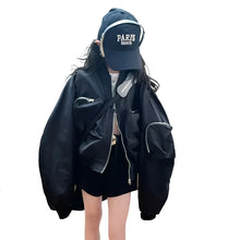 Load image into Gallery viewer, Zipper Bomber Jacket
