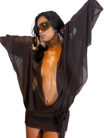 Mesh Mini Dress-Modern Baby Las Vegas