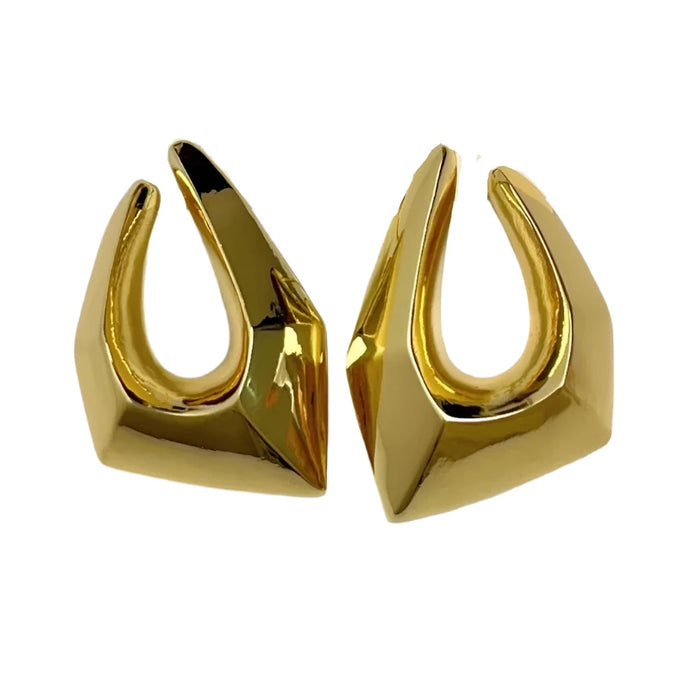 Irregular Geometric Earrings-Modern Baby Las Vegas