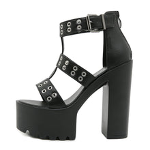 Load image into Gallery viewer, Studded Platform Sandals
